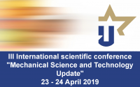 III  -  MECHANICAL SCIENCE AND TECHNOLOGY UPDATE ( ) 2324  2019 , , 